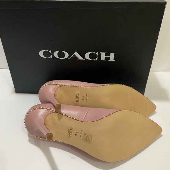 NWT 🖤 COACH HIGH HEELS✨size - 6.5 - Picture 9 of 9